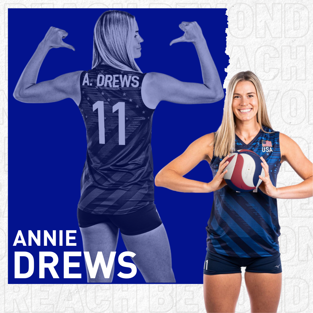 USA Volleyball National Team member Annie Drews officially joins the