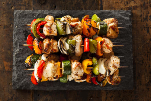 Homemade Chicken Shish Kabobs